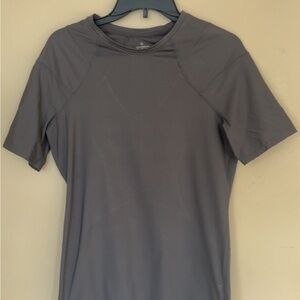 Tommy Copper Gray Short Sleeve Men's Compression Shirt